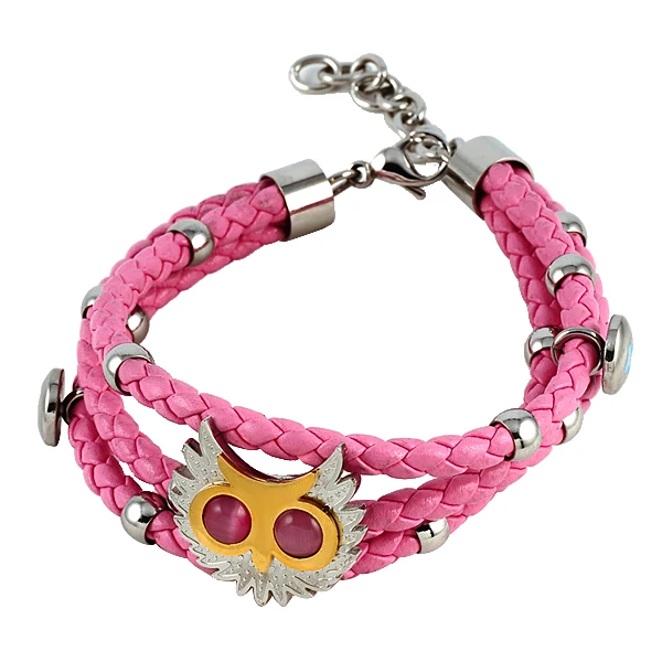 

AM19920 Luxury Stainless Steel Leather Shuttle Bracelet of European and American Style for holiday jewelry