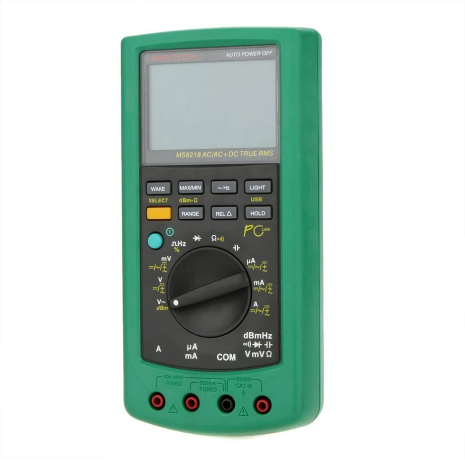 Selling MASTECH MS8218 Digital Multimeter 50000 Counts multifunction True RMS PC USB DMM 5 1/2 Bit auto range tester Ammeter Selling MASTECH MS8218 Digital Multimeter 50000 Counts multifunction True RMS PC USB DMM 5 1/2 Bit auto range tester Ammeter