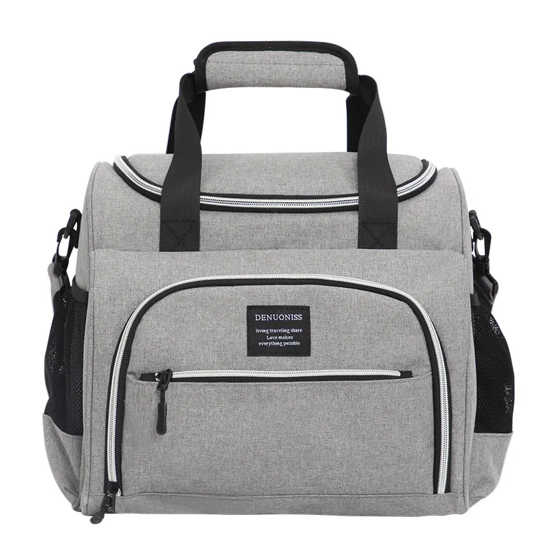 

Fashion large-capacity lunch bag multi-function insulation picnic bag Oxford cloth waterproof and durable bag