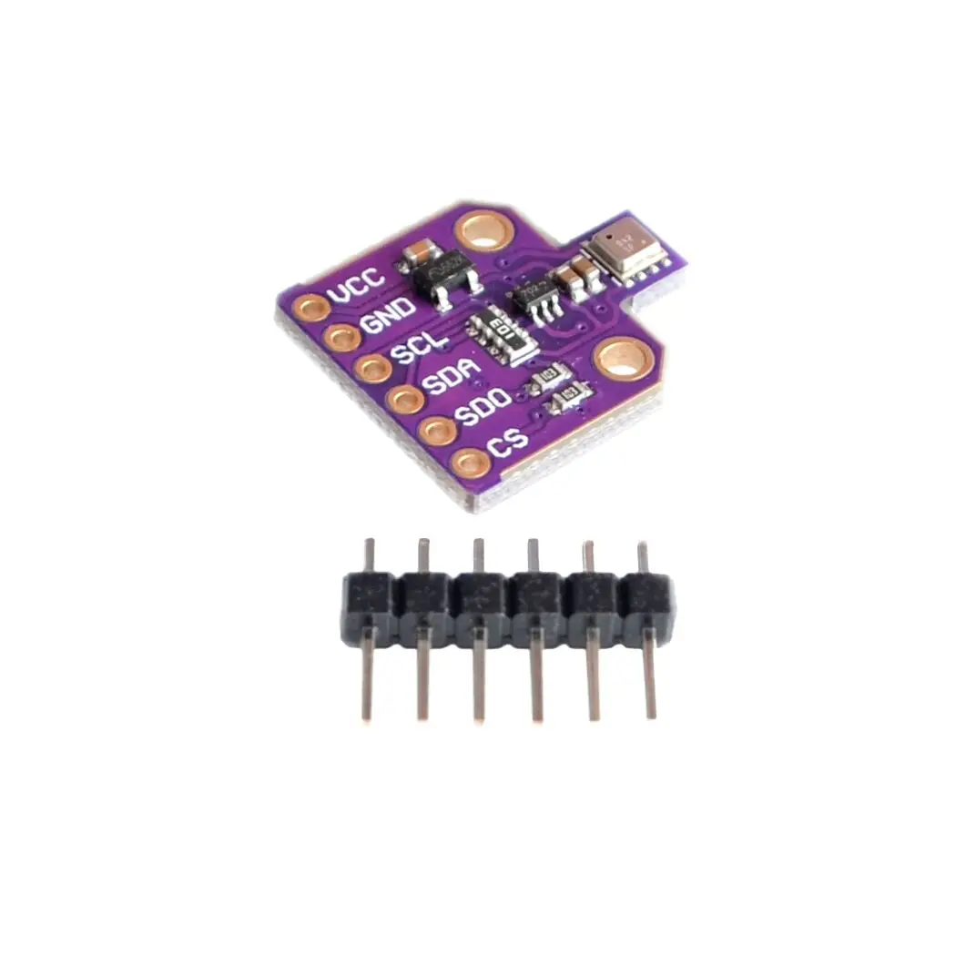 

BME680 Temperature and Humidity Temperature Pressure High Altitude Sensor Module Digital 4 in 1 Sensor With Gas High Accuracy