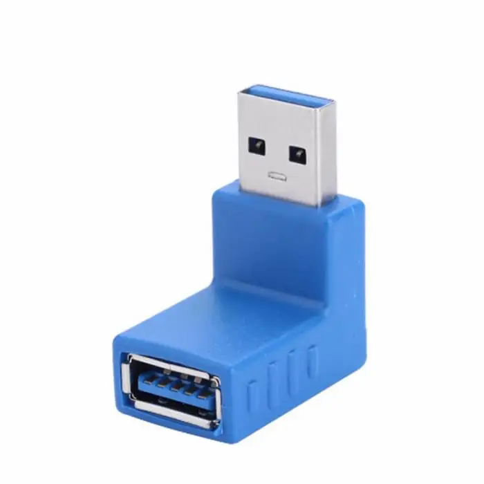 5 шт. тип A USB 3,0 90 градусов прямоугольный Соединительный сетевой переходник DOM668