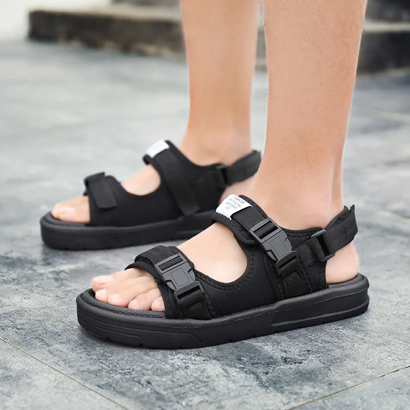 Man Sandals 2019 Summer Men's Outdoor Shoes Roman Men Casual Shoe Men Flip Flops Fashion Slippers Flat crocse chaussure homme