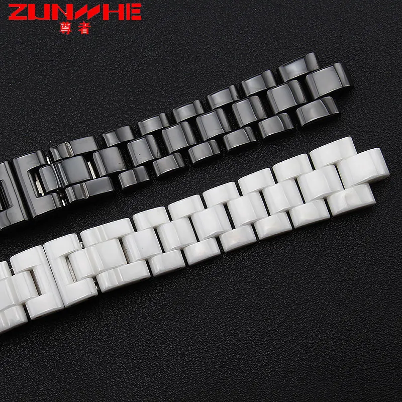 Кварцевые часы с керамическим ремешком черные белые для chanel J12 H0685 H1628 модные