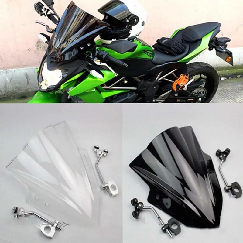 

Motorcycle Windshield Wind Screen Cover For KAWASAKI Z125 Z750 Z800