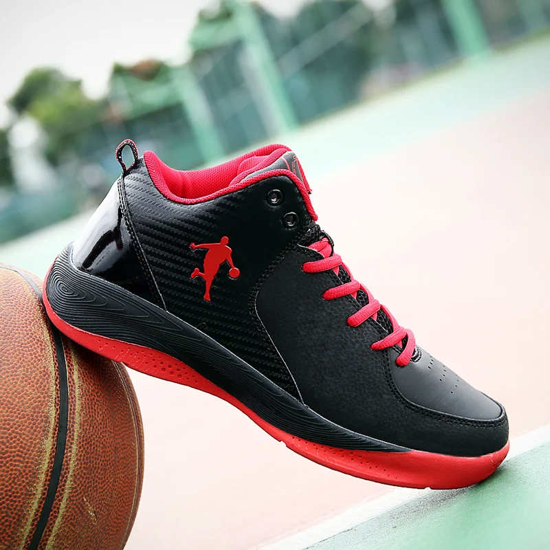 Original Professional Men Basketball Shoes Air Cushion Zoom Low J12 Leather Sneakers Footwear