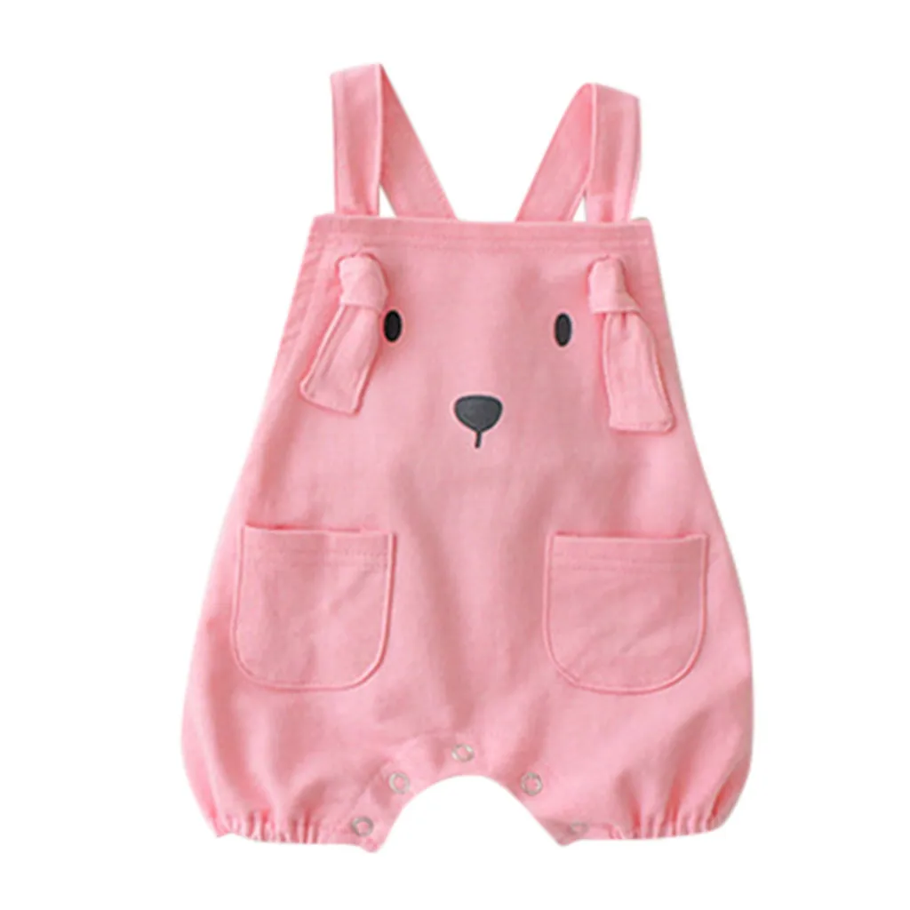 Комбинезон для маленьких мальчиков и девочек; Детский комбинезон без рукавов с карманом и рисунком щенка; комбинезон; комбинезоны; Детский костюм; Roupas Infantis@ 35