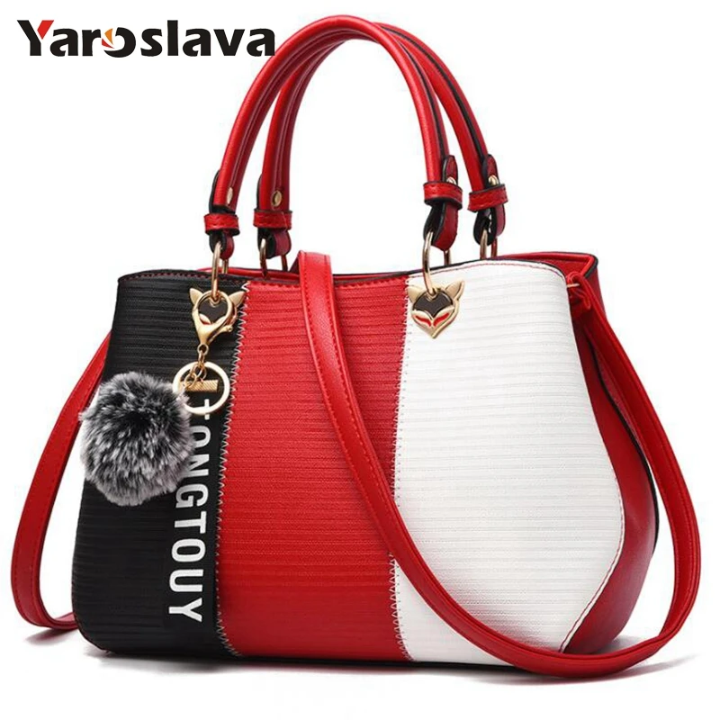

Luxury Bags For Women Handbag 2019 Patchwork Women Bag Leather Designer Handbag designer tote bag messenger shoulder bag LL940