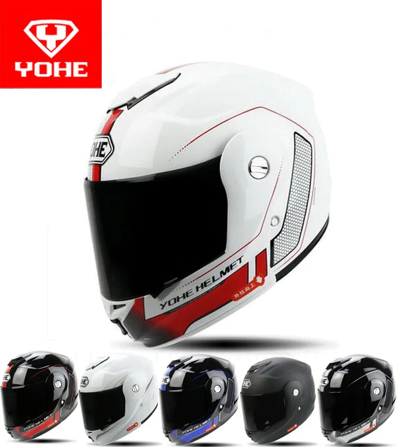 

2018 New YOHE undrape face motorcycle helmet Flip Up motorbike helmets knight Moto Racing open face helmet YH973 ABS and PC Lens