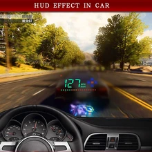 Fit for All Car Speed Projector GPS Digital Car Speedometer Electronics Head Up Display Auto A2 HUD Windshield Projector