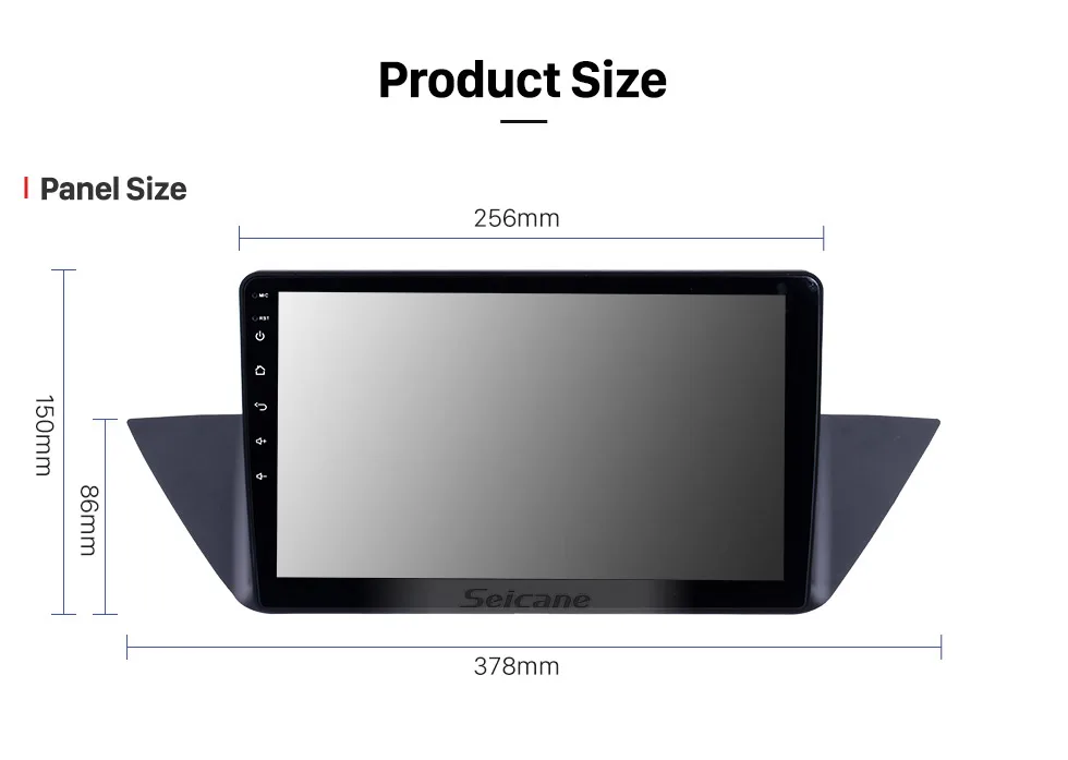 Discount seicane Car Multimedia player 10.1 inch Android 8.1 HD 1080P Video touchscreen autoradio for BMW X1 E84 2009-2013 radio GPS WIFI 16