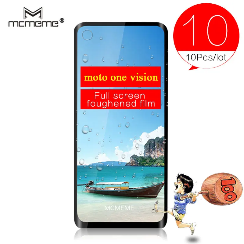 10 шт. для Motorola One Vision закаленное стекло Moto One Vision протектор экрана Motorola One Vision XT1970-1 OneVision стеклянная пленка