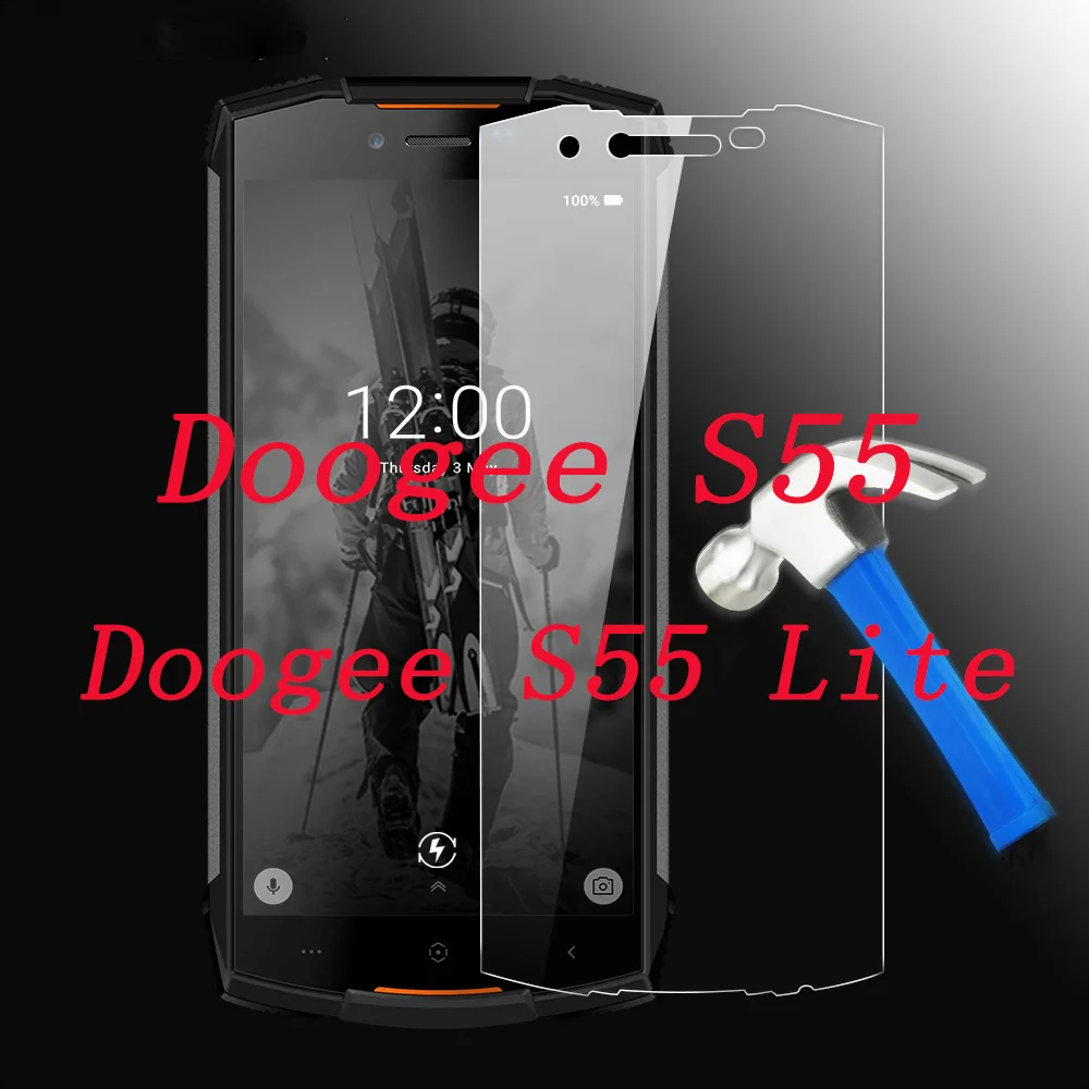 Смартфон 9H закаленное стекло Для Doogee S55/S55 Lite 5," Взрывозащищенная защитная пленка для экрана телефона