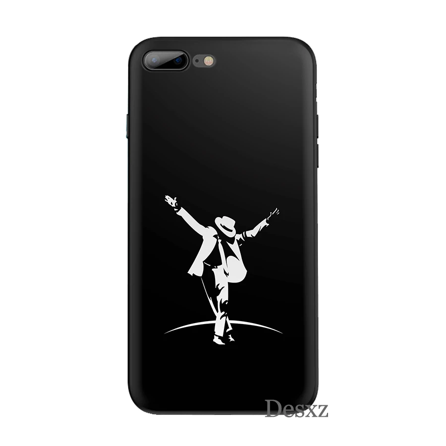 Силиконовый ТПУ чехол для телефона Майкл Джексон iPhone 11 Pro X XS Max XR 6 6s 7 8 Plus 5 5s SE