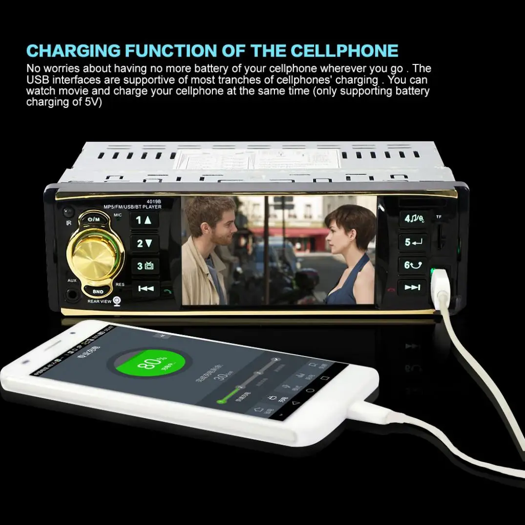 Stereo Dollar Epathchina USD Libere United chiamate Car Video Autoradio MP3 Mani Radio HD Sostegno supporto 12 Ingresso MP5 FM di del stock AUX 4.1 Giocatore Auto States V Ultimo MP4 SelenTeks a Bluetooth Pollici 7 Stereo Dollar Epathchina USD 7
