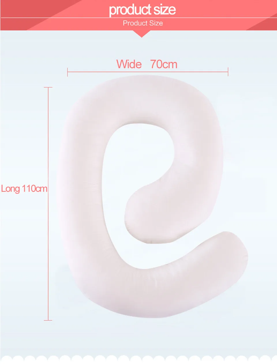 Sleeping Support Pillow For Pregnant Women Body Comfort G Shape Pregnancy Pillow Full Body Maternity Pillow With Pillowcase_14_