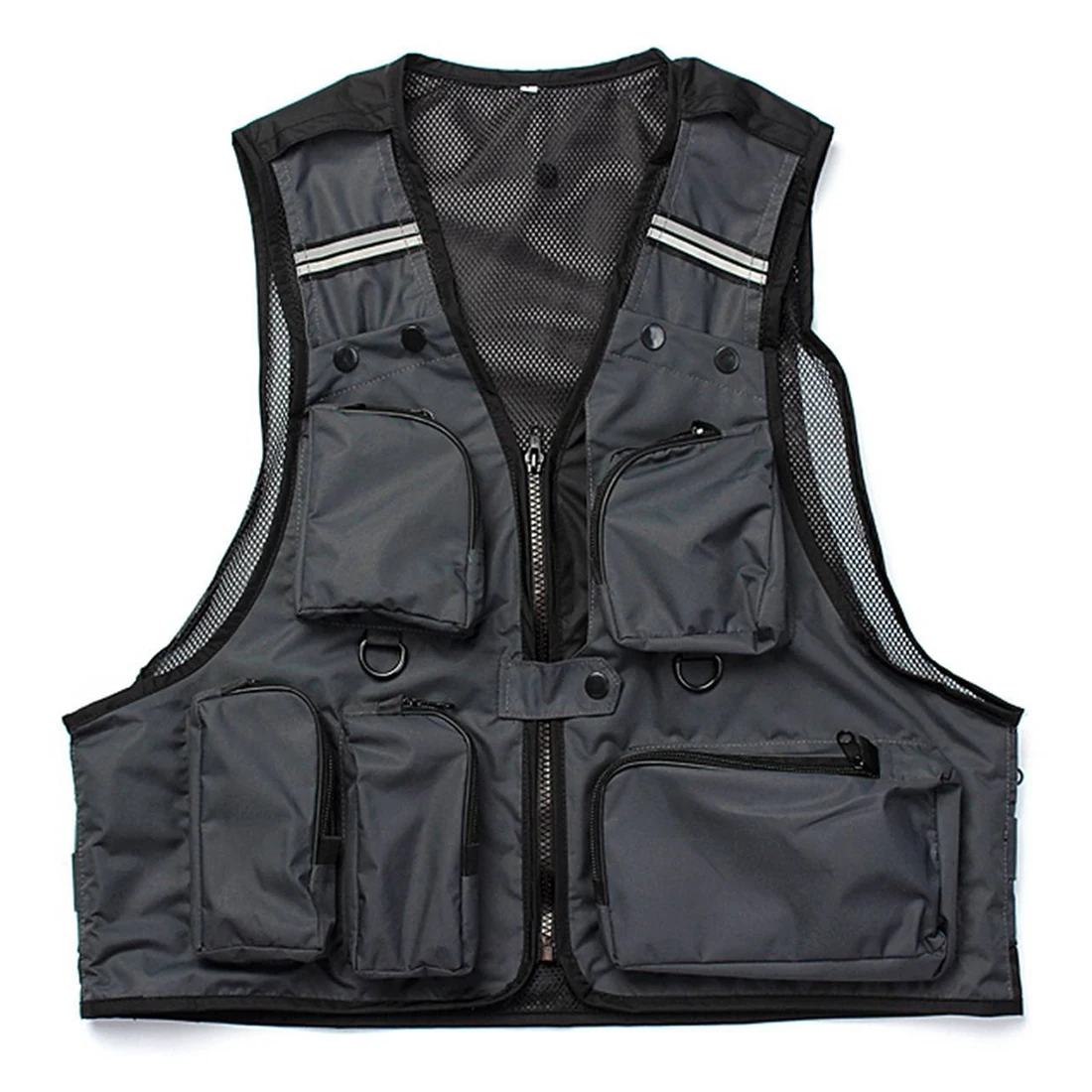 

Lightweight, Comfortable, Multi-Pocket Fishing Net Vest Hunting vest Outdoor vest Gray/Beige/Black/Blue/Orange/Red/White