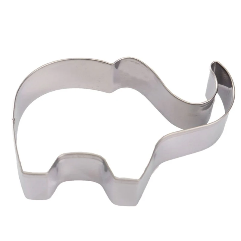 JX-LCLYL Stainless Steel Elephant Mould Cake Biscuit Cookie Cutter Mold DIY Baking Tool