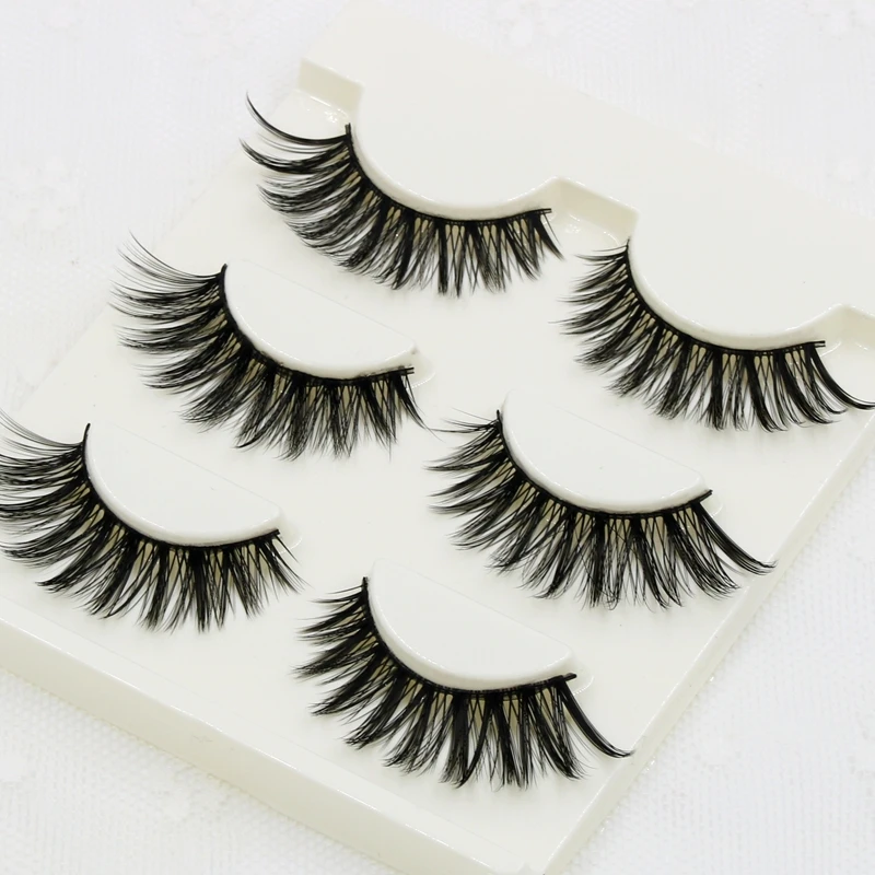 Handmade Cotton Thread Fake Eyelashes Thick Cross Messy Natural Long False Eyelashes Banquet Makeup 3D Stereo Eyelashes Handmade Cotton Thread Fake Eyelashes Thick Cross Messy Natural Long False Eyelashes Banquet Makeup 3D Stereo Eyelashes