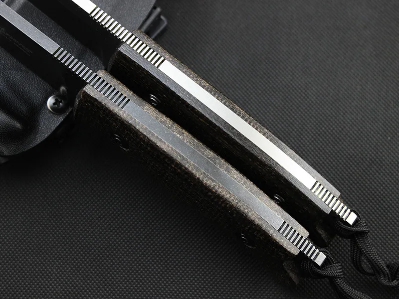 Jual Kualitas Tinggi FX DAG Tetap Stone Wash D2 Pisau Linen Menangani Taktis Berburu Pisau Di Luar Ruangan Camping Bertahan Hidup Pisau   K Di Atas Lutut