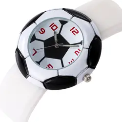 2018 модные мужские часы лучший бренд Роскошные Мальчики студент наручные кварцевые часы мужчины футбол циферблат спортивные часы Relogio