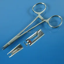 1 unids acero inoxidable del estilo del diamante dérmica de anclaje hemostato perforación herramientas de perforación corporal herramienta vendedora caliente