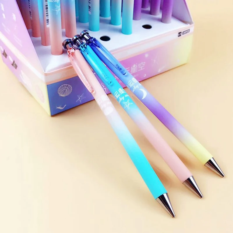 

Cute Kawaii Moon Star Plastic Mechanical Pencil 0.5mm/0.7mm Creative Sky Automatic Pen For Kids School Supplies Stationery Gift