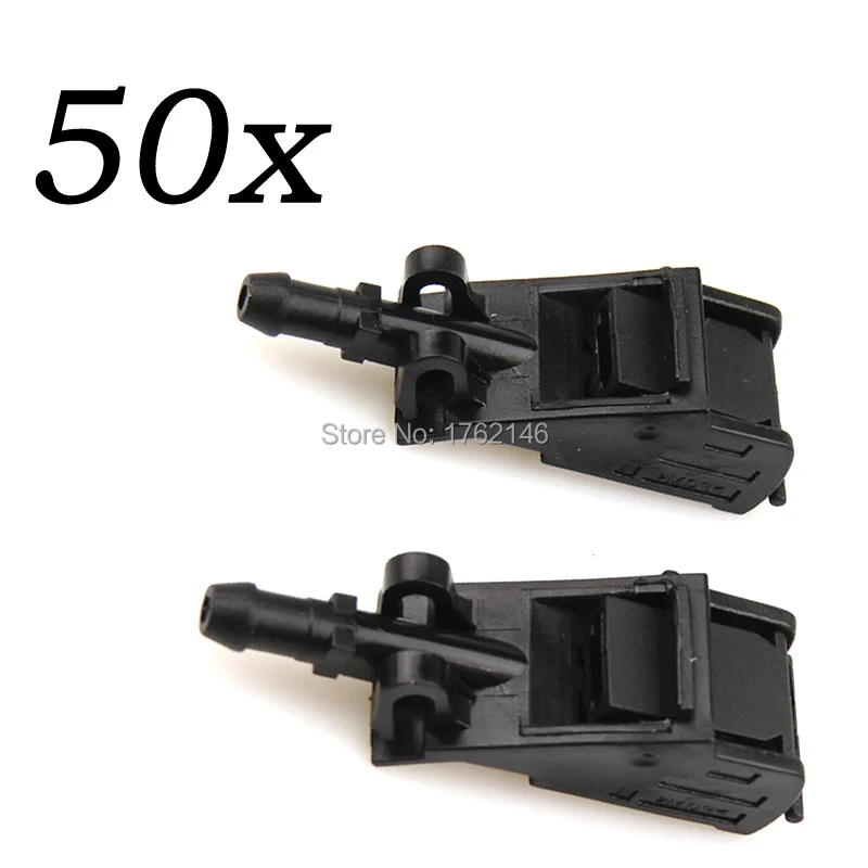 

50PCS Windshield Water Sprayer Spray Washer Nozzle 6RD 955 985 6RD955985 For VW Passat B5 Golf 4 MK4 Jetta MK4 GOL Polo Bora