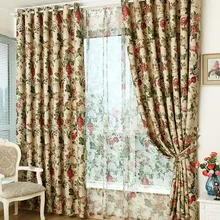 Затемняющая ткань высококлассные в европейском стиле сад гостиная спальня балконные занавески