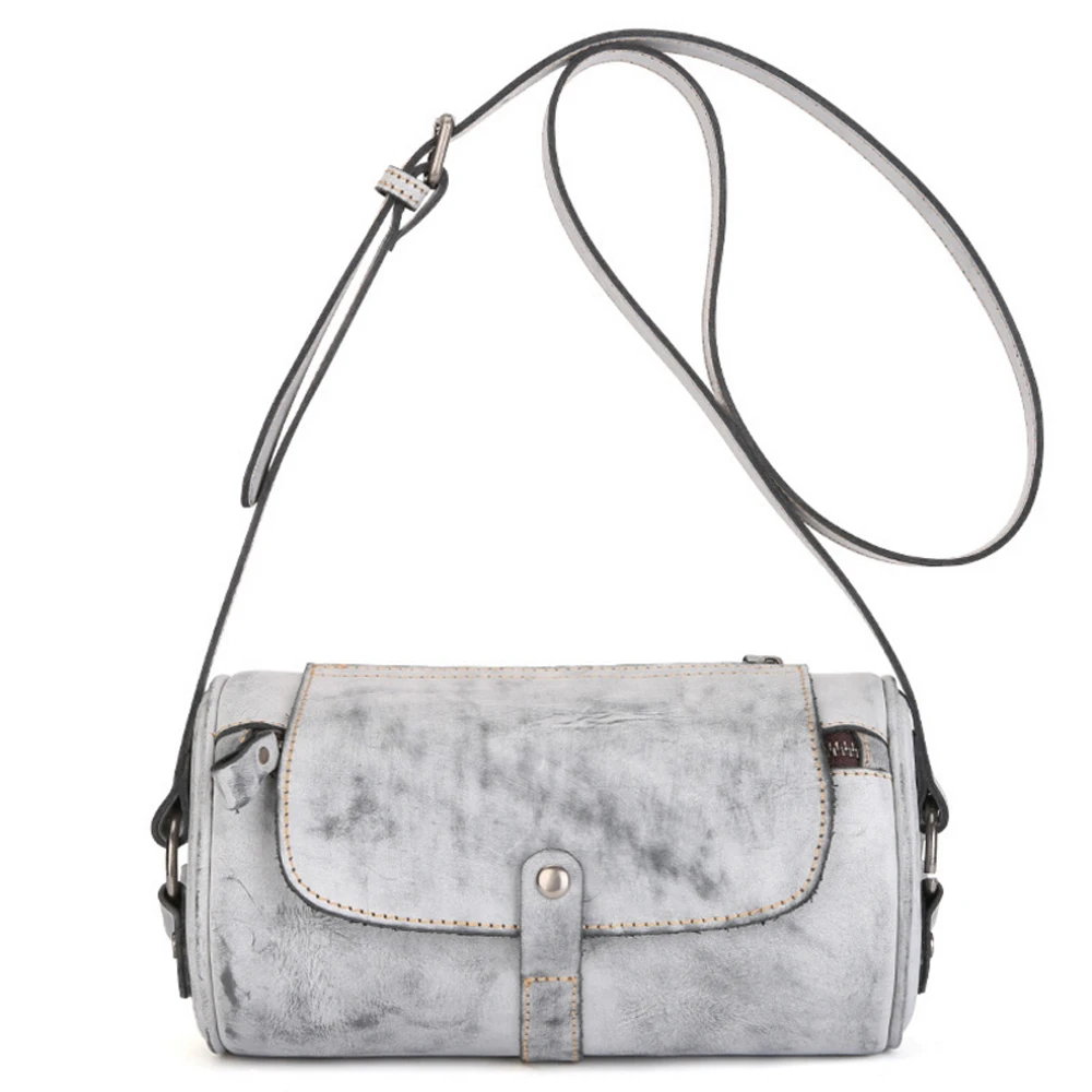 

2018 New Women Genuine Leather Single Shoulder Bag Vintage Cowhide Lady Handbags Multi-function Waterproof Trend Vintage Satchel