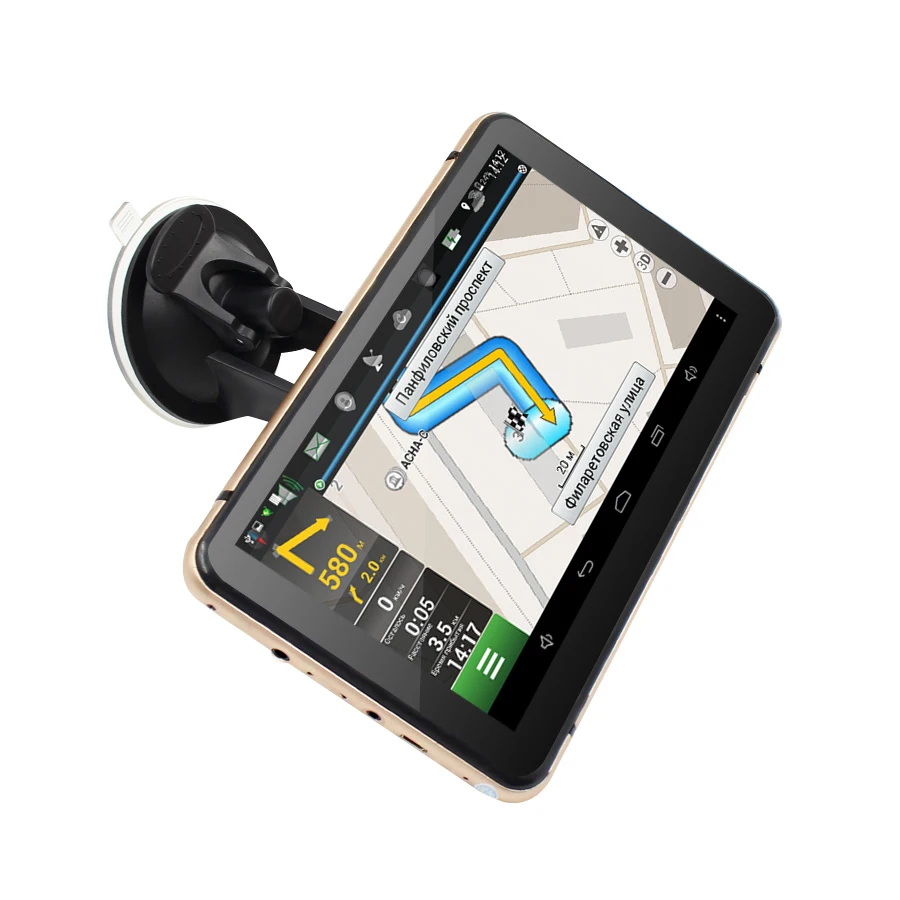 Anfilite 10 шт. " Android автомобильный навигатор грузовик gps навигатор 512 М 8 ГБ с задней камерой dvr автомобиль gps четырехъядерный AVIN sat nav