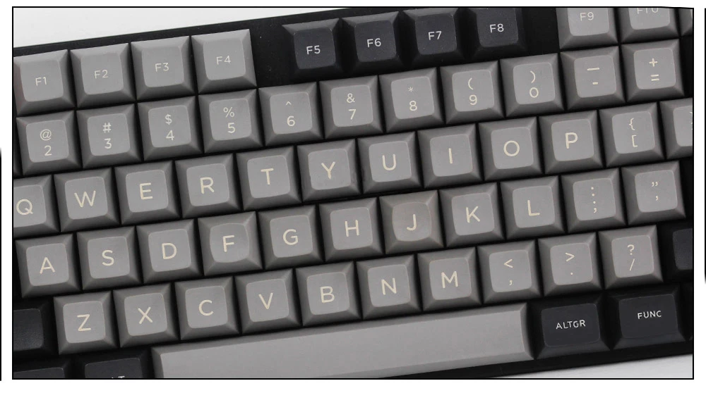 Черный-глубокий серый 112 клавиш PBT DSA Keycaps ANSI ISO Layout Top лазерная гравировка и пустой для Cherry MX переключатели механическая клавиатура