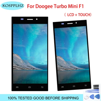 

100% New Tested For Doogee Turbo Mini F1 LCD Screen Display Digitizer Touch Screen Assembly 4.5" turbo mi ni F 1 phone + tools