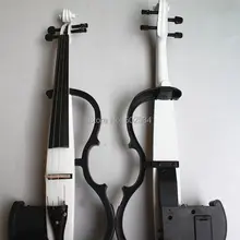 Белый Начинающий деревянный Электрический Скрипка/скрипка для продажи, подарочные наушники/канифоль/чехол и кабель,/