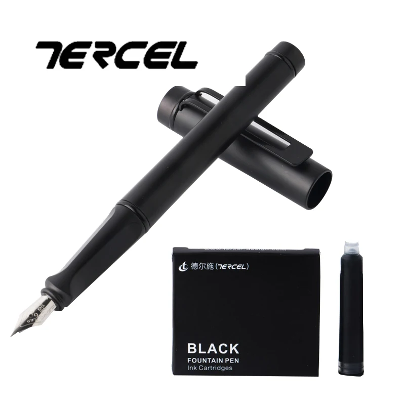 TERCEL документ подпись ручка каллиграфия перо офис канцелярские черный / серый