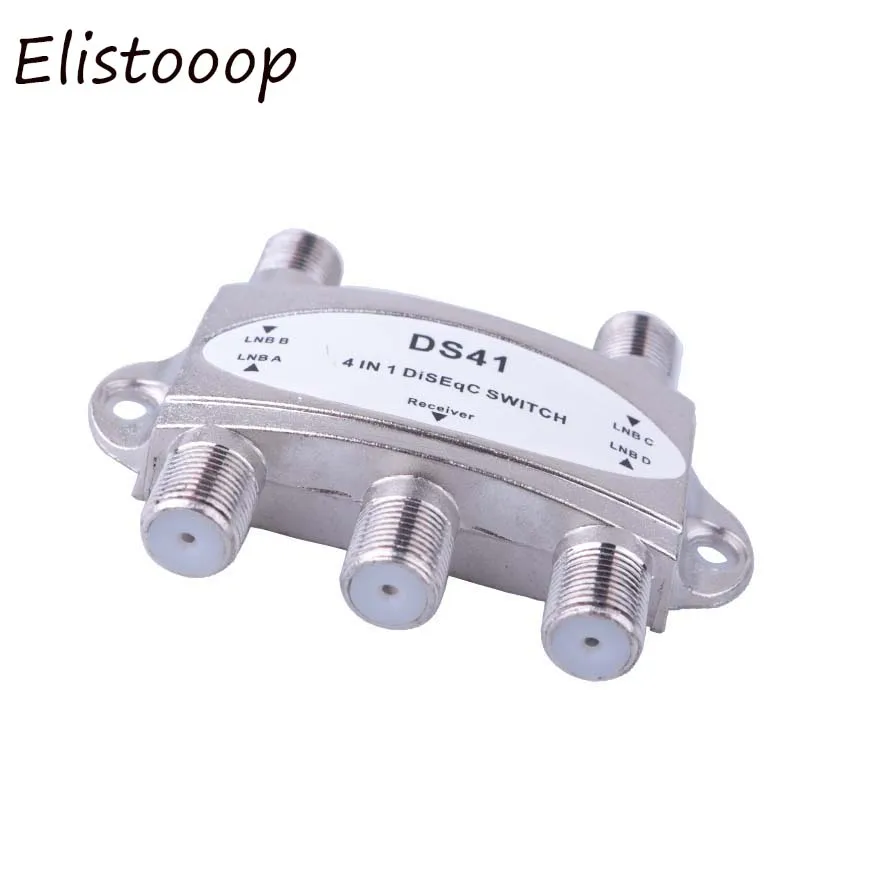 

High Quality 4x1 DiSEqC Switch Satellite Antenna Flat LNB Switch For TV Satellite Receiver