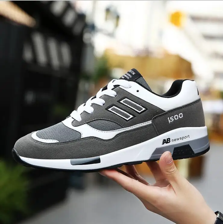 

2018 Sale Hard Court Medium(b,m) Running Shoes New Men Sneakers Man Genuine Outdoor Sports Flat Run Walking Jogging Trendy 39-44