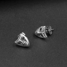 TrustyLan Винтажные Ювелирные изделия люди маска для лица серьги гвоздики для женщин панк рок набор сережек Модные мужские ювелирные изделия Прямая