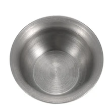 Чаша для щетки для бритья из нержавеющей стали крем-мыло чаша для парикмахера бритва чашка для бритья мужские инструменты для чистки лица