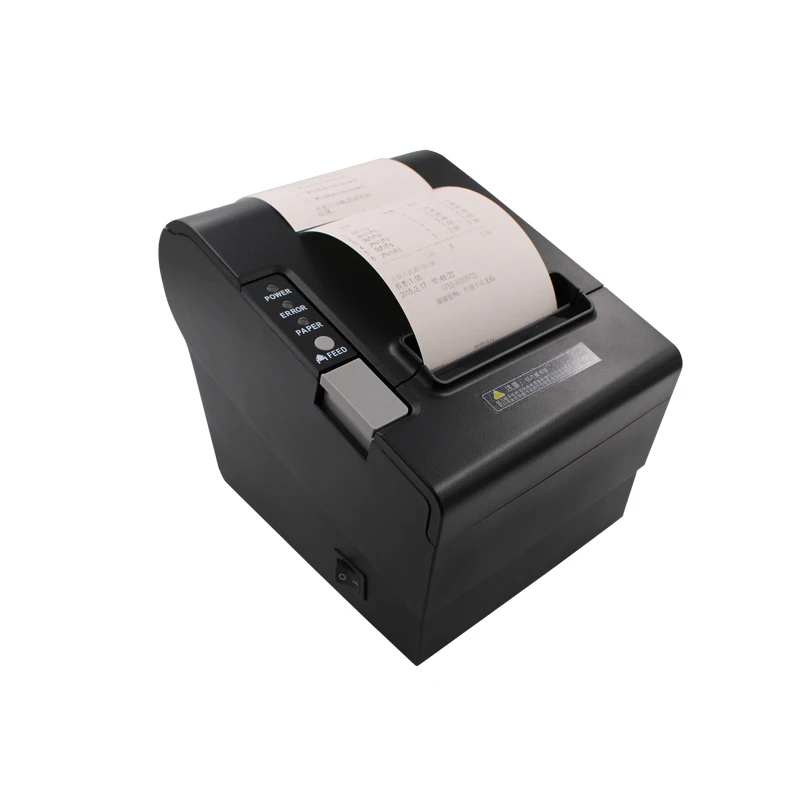 Auto Cutter 80mm Restaurant Thermal Receipt Printer YK 8030 Straight