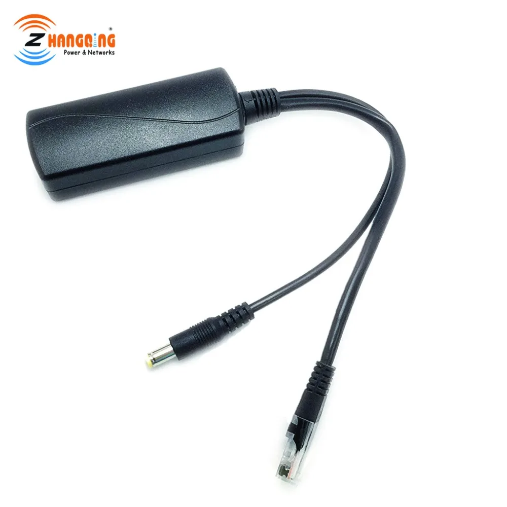

802.3af Gigabit Poe Splitters with 12 V output. Power Over Ethernet for Non-poe Devices like IP Cameras to 328Ft for PoE Switch