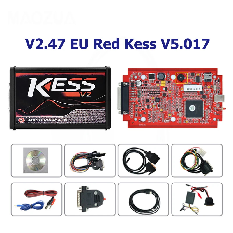  DHL Freies Online Red PCB ECU Programmierer V2.47 KESS V2 V5.017 + KTAG V7.020 V2.34 + FG TECH Gall