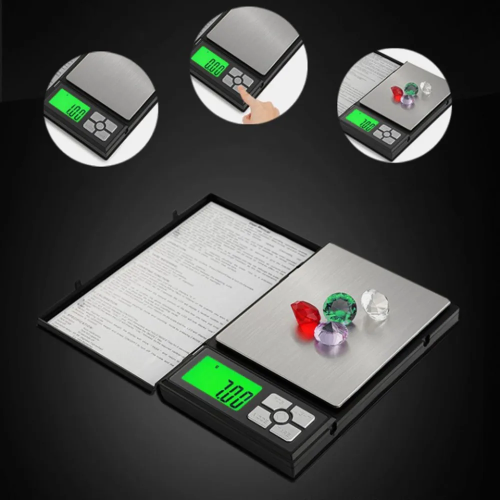 

Mini Digital Weight Pocket Scales 0.01 Gram Precision Jewelry Electronic Digital Balance Weight Pocket Scale 500g Pocket