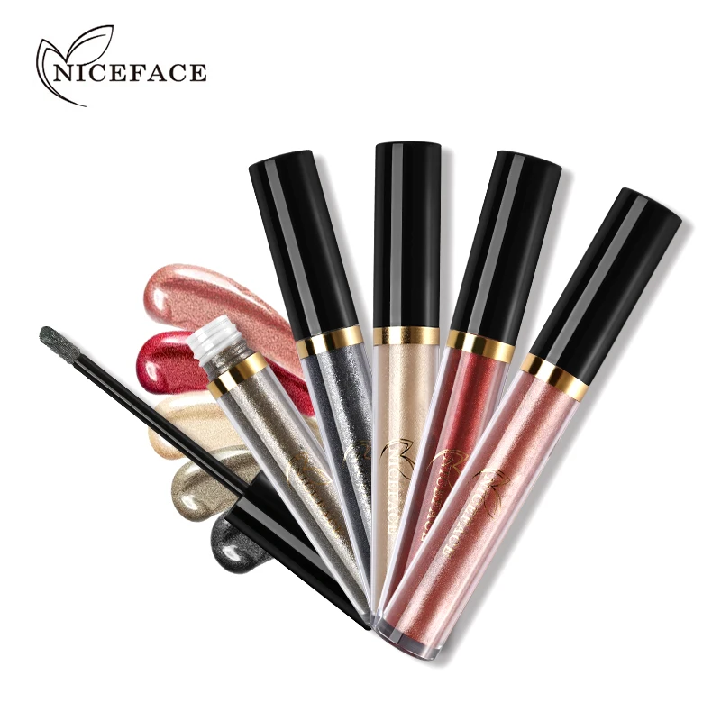 2018 NICEFACE Liquid Eye Shadow Shimmer Glitter Nude Metals Glow Eyeshadow Palette Waterproof Lasting Highlighter Beauty Makeup 2018 NICEFACE Liquid Eye Shadow Shimmer Glitter Nude Metals Glow Eyeshadow Palette Waterproof Lasting Highlighter Beauty Makeup