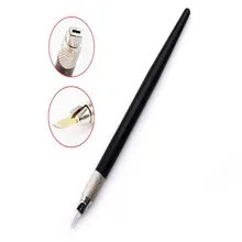 10 ручка для микроблейдинга ручка для татуажа ручная ручка для татуажа Microblading перманентные инструменты для бровей