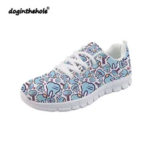 Doginthehole стоматологический зуб медицинские кроссовки модные женские спортивные туфли женские прогулочные милые туфли медсестры для тенниса Femme