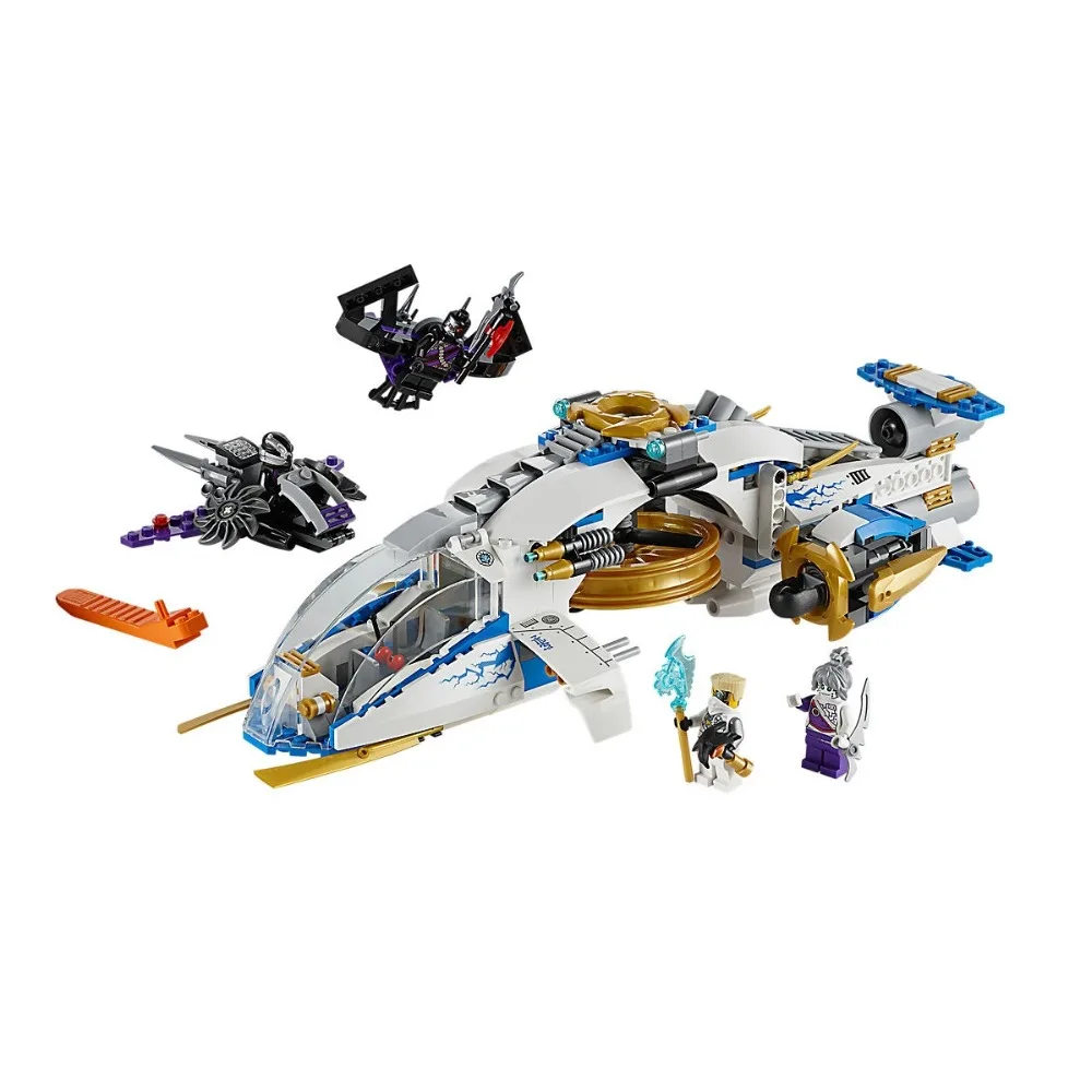 

Compatible Legoe Ninjagoe 70724 515PCS Building Blocks toys for Childrens Bricks Model Kid gift NinjaCopter