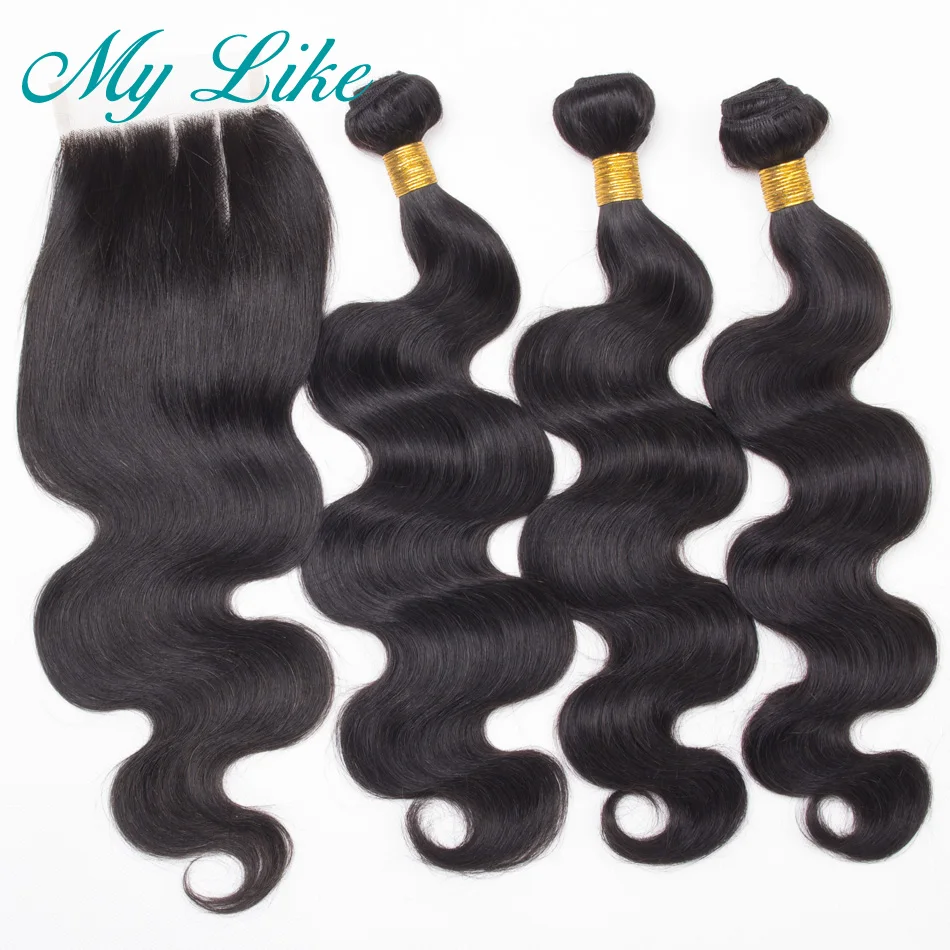 body wave with closure 23