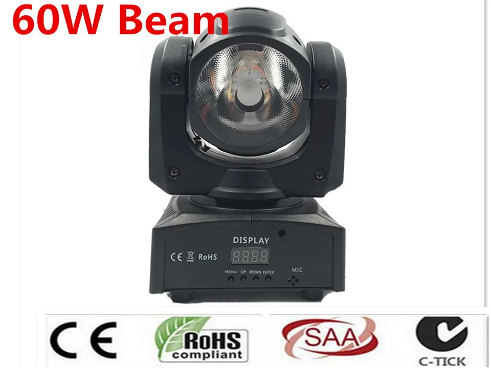 6x mini led moving head 60w rgbw 4in1 beam moving head cheap moving head disco lights