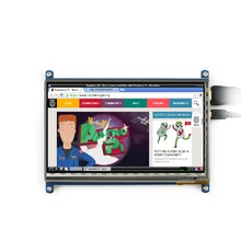 7 дюймов LCD сенсорный экран Емкостный экран 800×480 displayer Применить малины pi BB ЧЕРНЫЙ компьютер HDMI определение