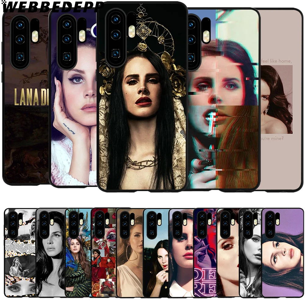 

WEBBEDEPP Singer Model Lana Del Rey Soft TPU Case Cover for Huawei P8 P9 P10 P20 P30 Lite Pro P Smart 2019